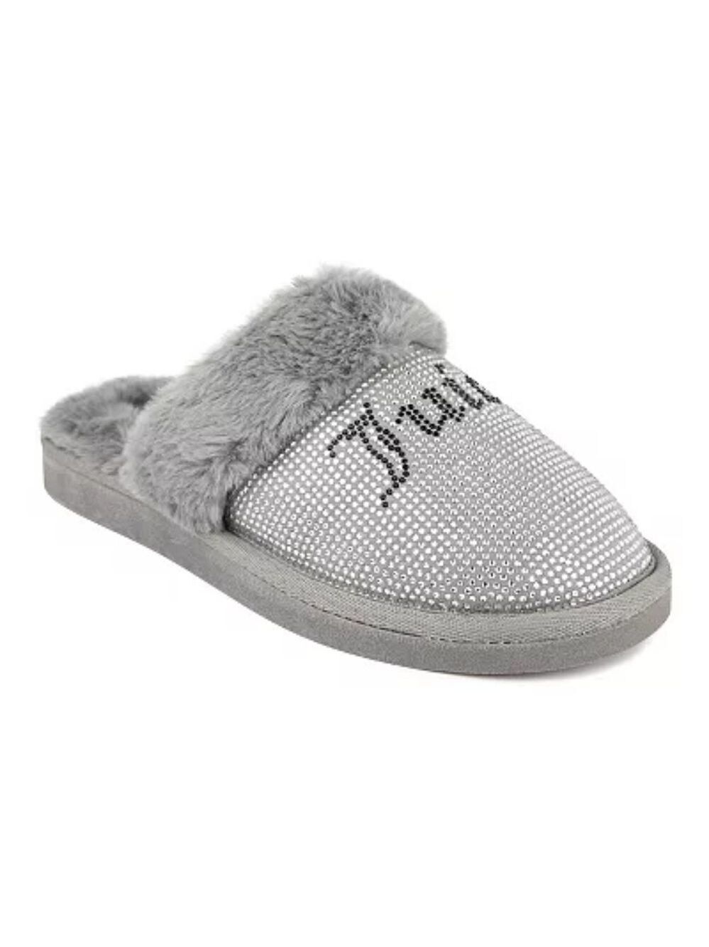 Juicy Couture Kisses Women's Faux-Fur Scuff Slippers